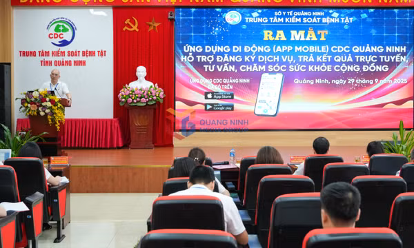 Ra mắt App Mobile CDC Quảng Ninh hỗ trợ, chăm sóc sức khỏe thông minh