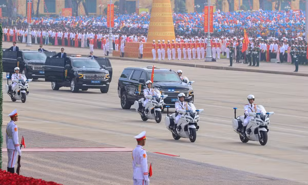 Chùm ảnh: Các khối xe đặc chủng Công an nhân dân tại Lễ kỷ niệm 80 năm Quốc khánh