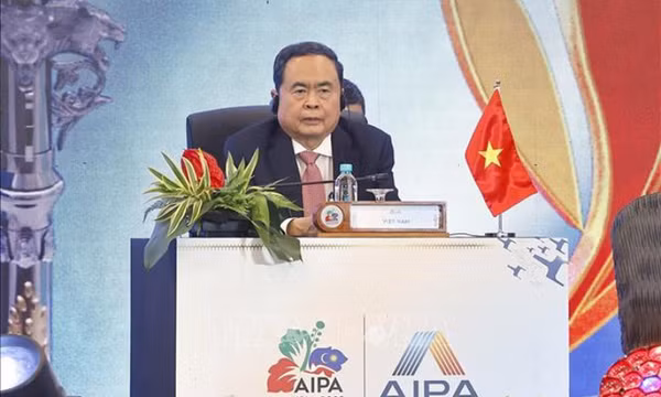 Chủ tịch Quốc hội Trần Thanh Mẫn phát biểu tại Phiên toàn thể thứ nhất Đại hội đồng AIPA-46