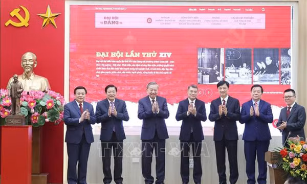 Tổng Bí thư Tô Lâm dự Lễ khai trương Trang thông tin điện tử 'Đảng Cộng sản Việt Nam - Đại hội XIV'