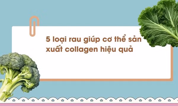 5 loại rau giúp cơ thể sản xuất collagen hiệu quả