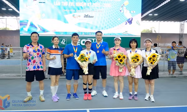 216 VĐV tham gia Giải Pickleball CNVCLĐ tỉnh lần thứ I