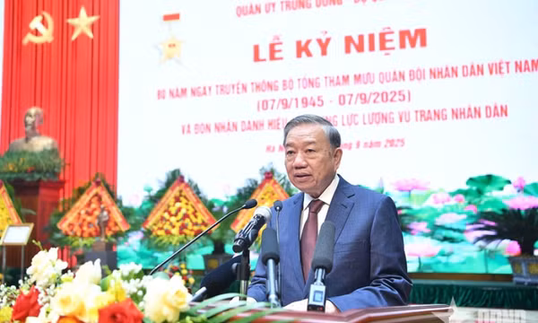 Phát biểu của Tổng Bí thư Tô Lâm tại Lễ kỷ niệm 80 năm Ngày truyền thống Bộ Tổng Tham mưu QĐND Việt Nam