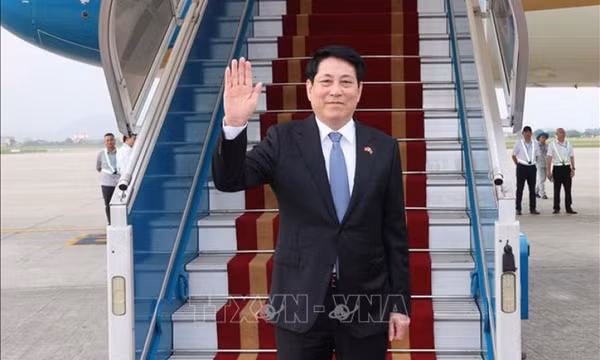 Chủ tịch nước lên đường dự Lễ kỷ niệm 80 năm chiến thắng phát xít và làm việc tại Trung Quốc