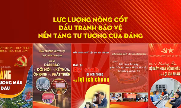 Lực lượng nòng cốt đấu tranh bảo vệ nền tảng tư tưởng của Đảng