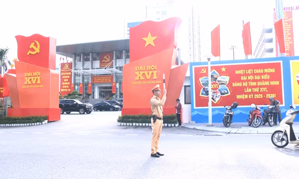 Tăng cường đảm bảo trật tự, an toàn giao thông phục vụ đại hội
