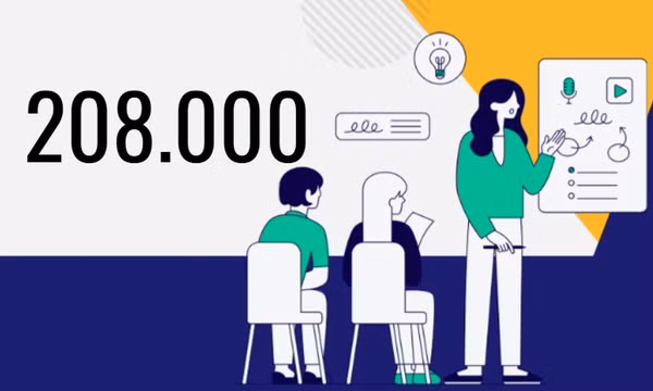 208.000 - là số người được các cơ sở giáo dục nghề nghiệp trên địa bàn tỉnh tuyển sinh và đào tạo
