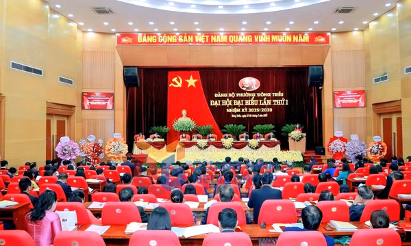 Đại hội đại biểu Đảng bộ phường Đông Triều lần thứ I, nhiệm kỳ 2025-2030, tháng 7-2025