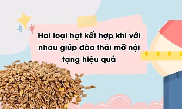 Hai loại hạt khi kết hợp với nhau giúp đào thải mỡ nội tạng hiệu quả