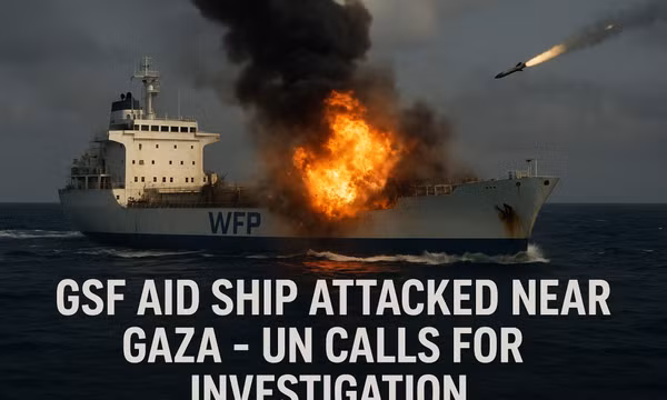 Đoàn tàu cứu trợ GSF bị tấn công khi tiến gần Dải Gaza