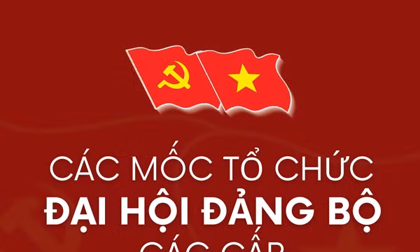 Lộ trình tổ chức Đại hội đảng bộ các cấp tiến tới Đại hội XIV của Đảng