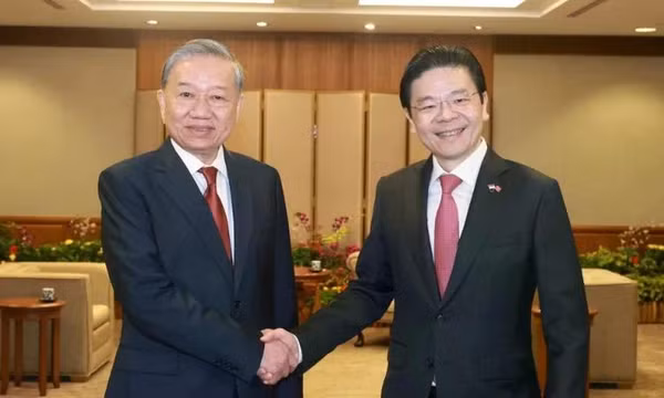 Việt Nam-Singapore nâng cấp quan hệ lên Đối tác Chiến lược toàn diện