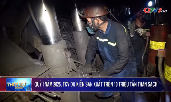 Quý I năm 2025, TKV dự kiến sản xuất trên 10 triệu tấn than sạch