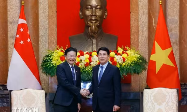 Đưa quan hệ Việt Nam-Singapore phát triển mạnh mẽ trong thời gian tới