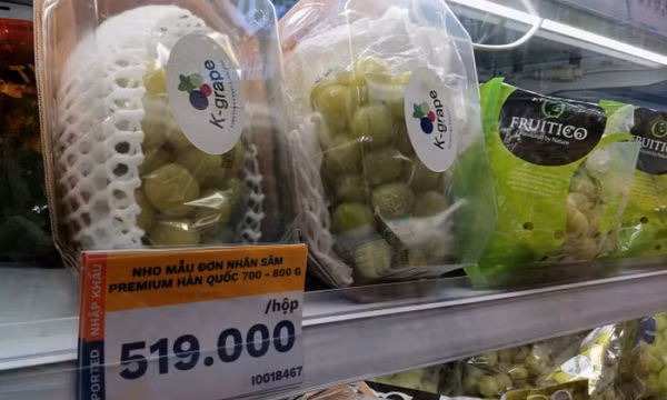 Nửa triệu đồng chùm nho mẫu đơn nhân sâm Hàn Quốc