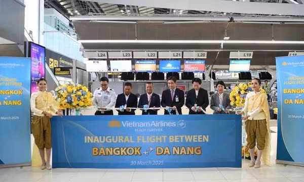 Khai trương đường bay thẳng Bangkok-Đà Nẵng của Vietnam Airlines