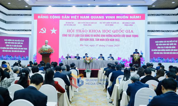 Hội thảo quốc gia về công tác lý luận của Đảng và những định hướng nghiên cứu quan trọng