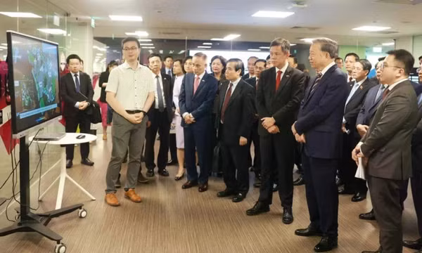 Tổng Bí thư Tô Lâm trao đổi về chiến lược giáo dục và khoa học công nghệ của Singapore
