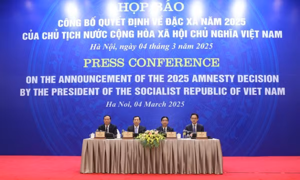 Công bố quyết định về đặc xá năm 2025 của Chủ tịch nước