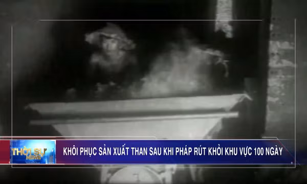 Khôi phục sản xuất than sau khi Pháp rút khỏi khu vực 100 ngày