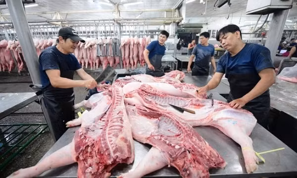 Giá thịt heo tăng nóng, giá thịt gà rớt thảm