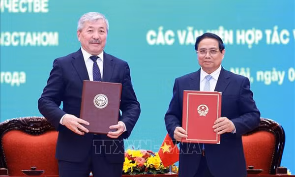 Toàn văn Tuyên bố chung về kết quả chuyến thăm Việt Nam của Thủ tướng Kyrgyzstan