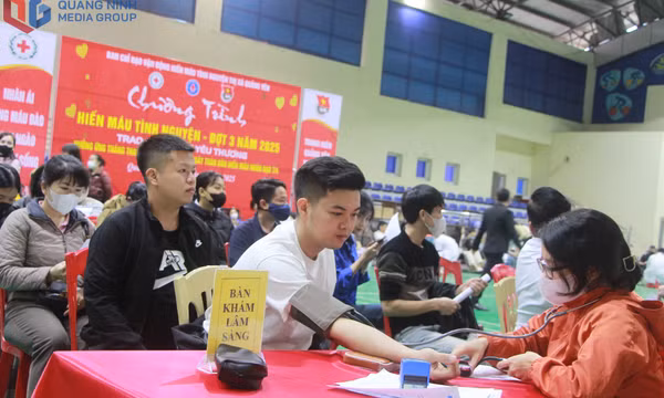Quảng Yên: Hưởng ứng và hiến máu vì ngày Toàn dân hiến máu 2025