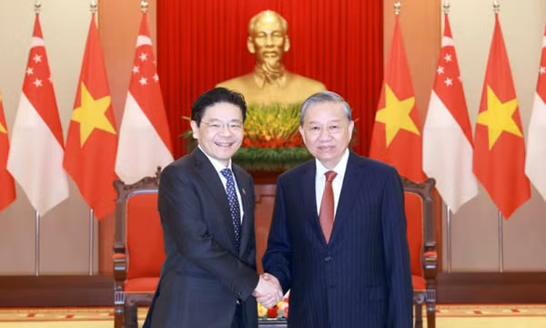 Đẩy mạnh hợp tác giữa hai đảng cầm quyền ở Việt Nam và Singapore