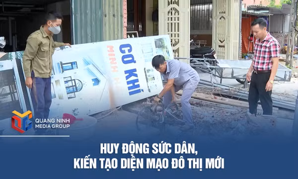 Huy động sức dân, kiến tạo diện mạo đô thị mới