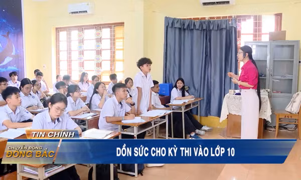 Dồn sức cho kỳ thi vào lớp 10