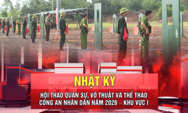 Nhật ký Hội thao Quân sự, võ thuật và thể thao Công an nhân dân năm 2026 - Khu vực I (ngày 23/5)