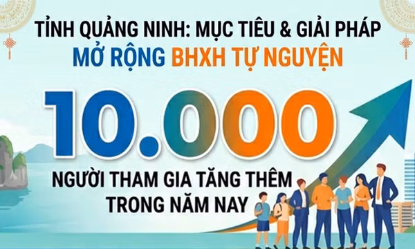 10.000 người - là số người tham gia BHXH tự nguyện mà tỉnh đặt mục tiêu tăng thêm trong năm nay
