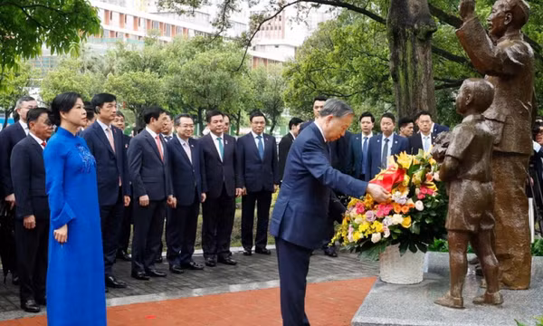 Tổng Bí thư, Chủ tịch nước Tô Lâm thăm di tích Khu học xá Trung ương
