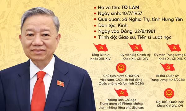 Tiểu sử tóm tắt của Tổng Bí thư, Chủ tịch nước Tô Lâm