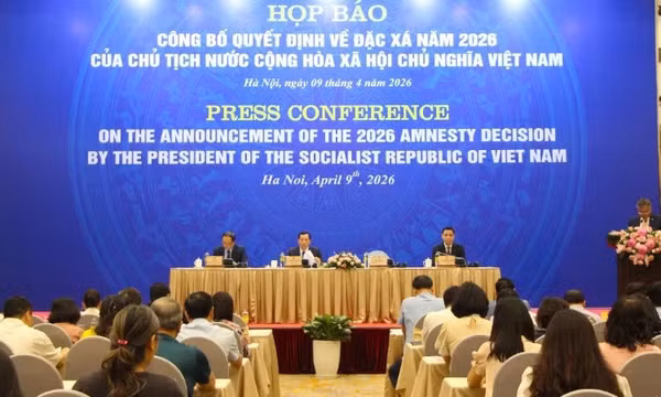 Họp báo công bố Quyết định về đặc xá năm 2026