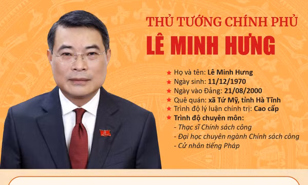 Tiểu sử tóm tắt Thủ tướng Chính phủ Lê Minh Hưng