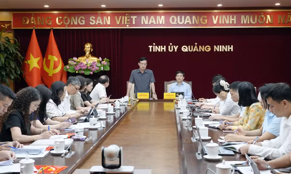Đoàn khảo sát của Ban Tuyên giáo và Dân vận Trung ương làm việc tại Quảng Ninh