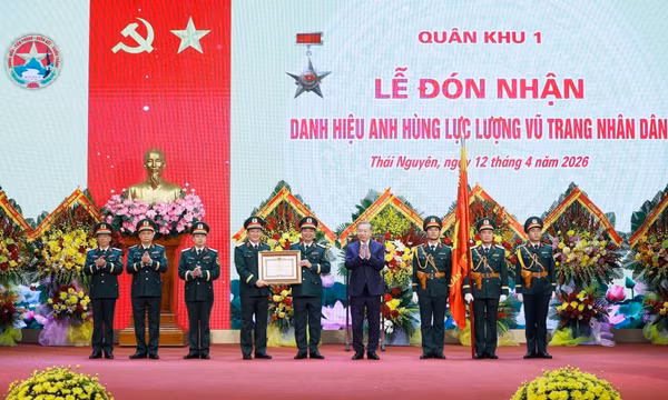 Xây dựng lực lượng vũ trang Quân khu 1 vững mạnh toàn diện, đáp ứng yêu cầu mới