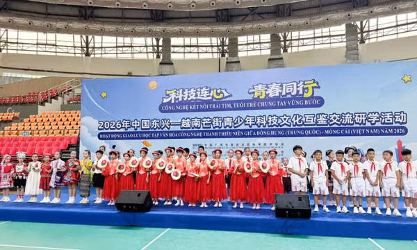 Giao lưu khoa học - văn hóa thanh thiếu niên Móng Cái 1 (Việt Nam) - Đông Hưng (Trung Quốc) năm 2026