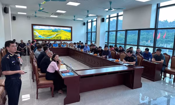 Hải quan cửa khẩu Hoành Mô: Tuyên truyền phòng, chống buôn lậu tại cơ sở