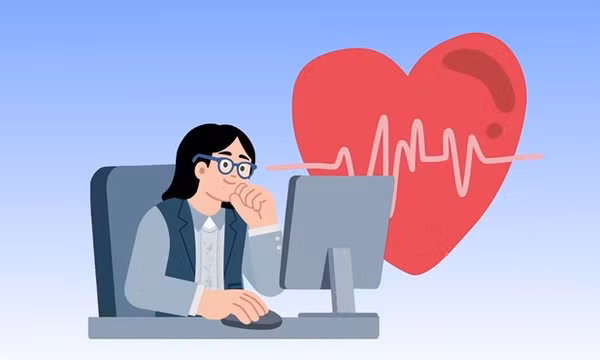 Ngồi lâu và những tác động đến sức khoẻ tim mạch