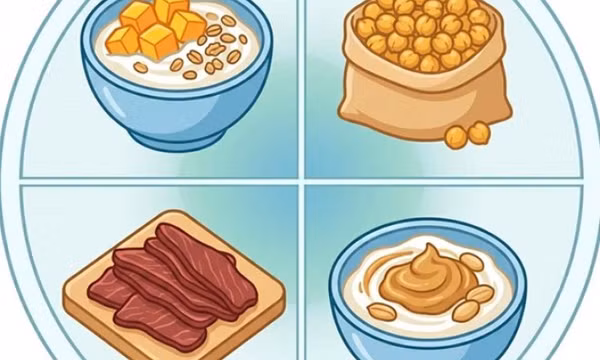 Món ăn nhẹ giàu protein giúp duy trì năng lượng suốt ngày dài