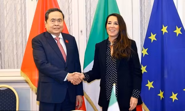 Chủ tịch Quốc hội Trần Thanh Mẫn tiếp Phó Chủ tịch Thượng viện Italia Licia Ronzulli