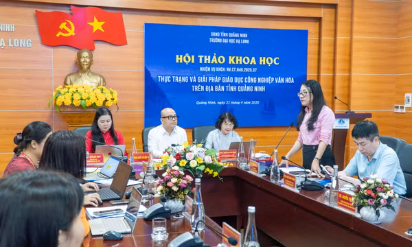 Hội thảo khoa học về giáo dục công nghiệp văn hóa 