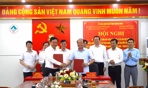 Ký quy chế phối hợp bảo tồn, phát huy giá trị Vườn quốc gia Bái Tử Long