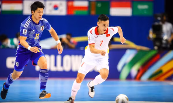 Thua Nhật Bản, Việt Nam vẫn đi tiếp ở Giải futsal vô địch châu Á 2022