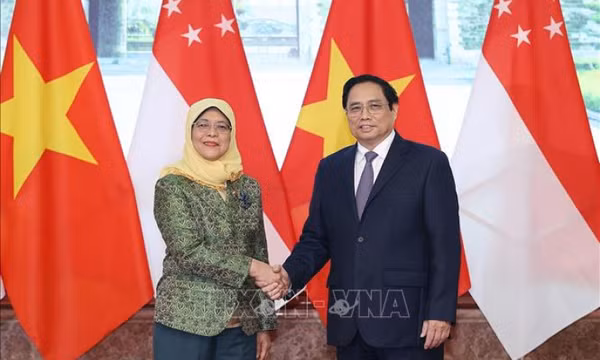 Tổng thống Singapore kết thúc tốt đẹp chuyến thăm cấp Nhà nước tới Việt Nam