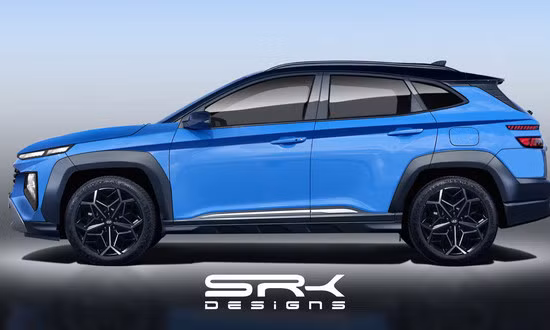 Hyundai Kona đời mới lộ giao diện đuôi như Stargazer