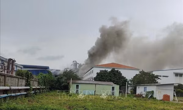 Nổ lò hút bụi của công ty gỗ ở Bình Dương, 4 công nhân bị bỏng