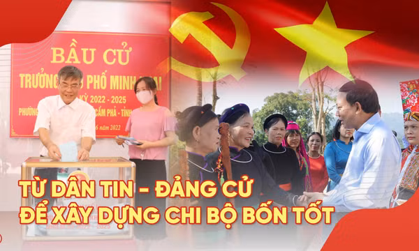 Từ “Dân tin - Đảng cử” để xây dựng “Chi bộ bốn tốt” 
